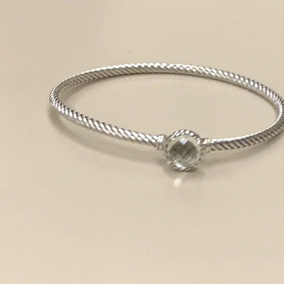 david yurman 3mm white topaz bracelet - Picture 5 of 5